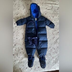 Child snowsuit, and mittens gap